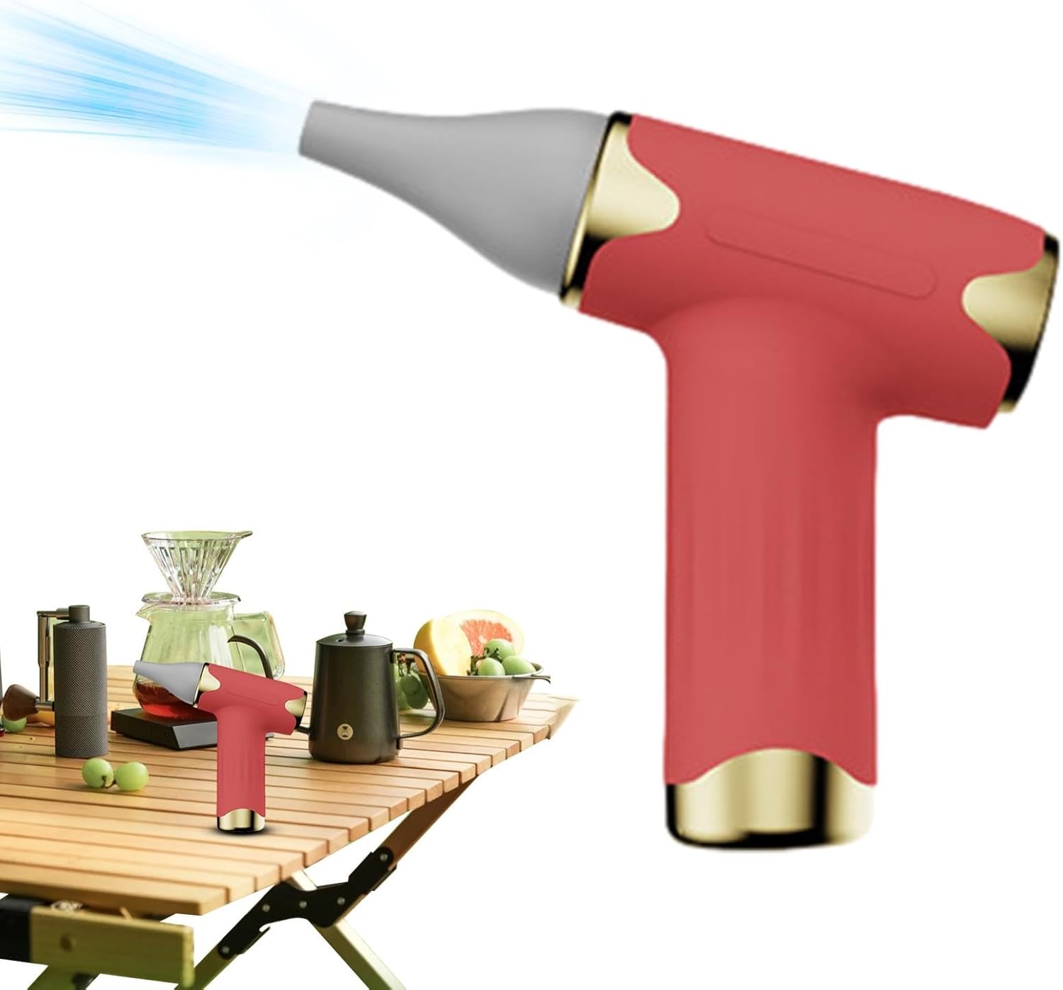 DDIS 調節可能なミニパーソナルファン、コードレスヘアドライヤー - パーソナル コードレス ターボ ミニ ファン | アウトドア