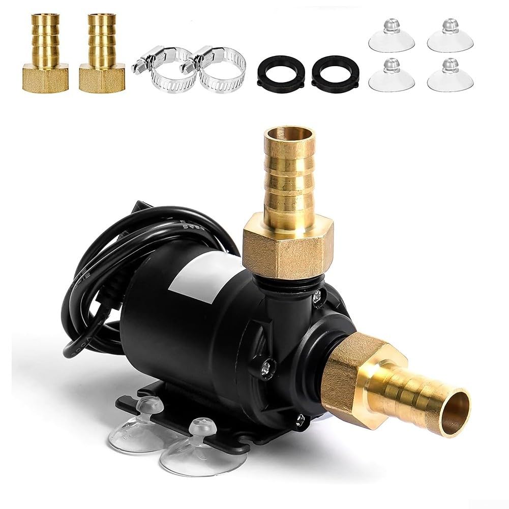 Brushless DC Submersible Water Pump 12/24V 800 L/H 5 m Cord for Aquarium Fountain For Pond Water Circulation (24V)