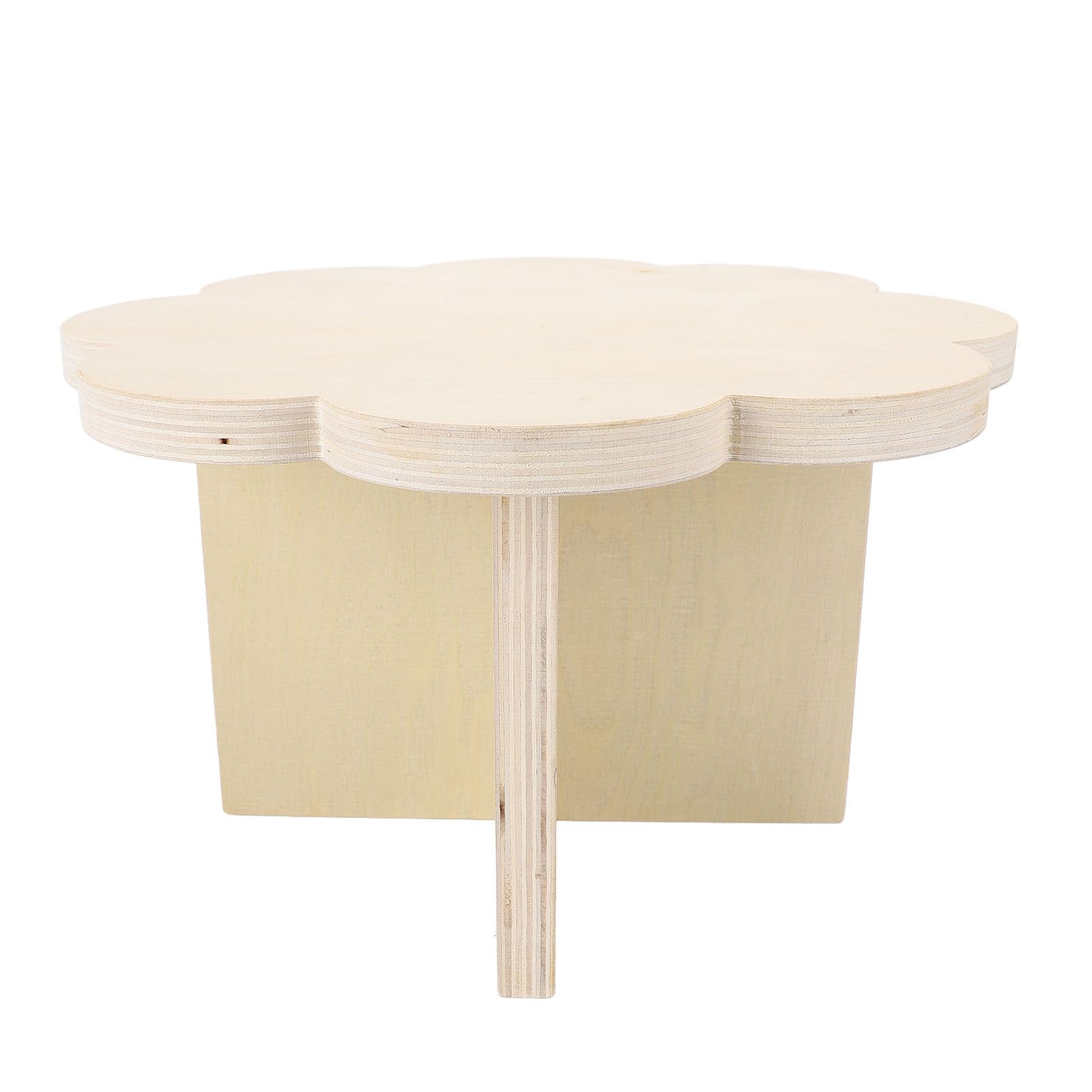 Rengue Tavolo Pieghevole a Forma di Fiore in Legno Massello Tavolo da Picnic da Campeggio Compatto e Robusto Dal Design Carino con Facile Installazione per attività All'aperto
