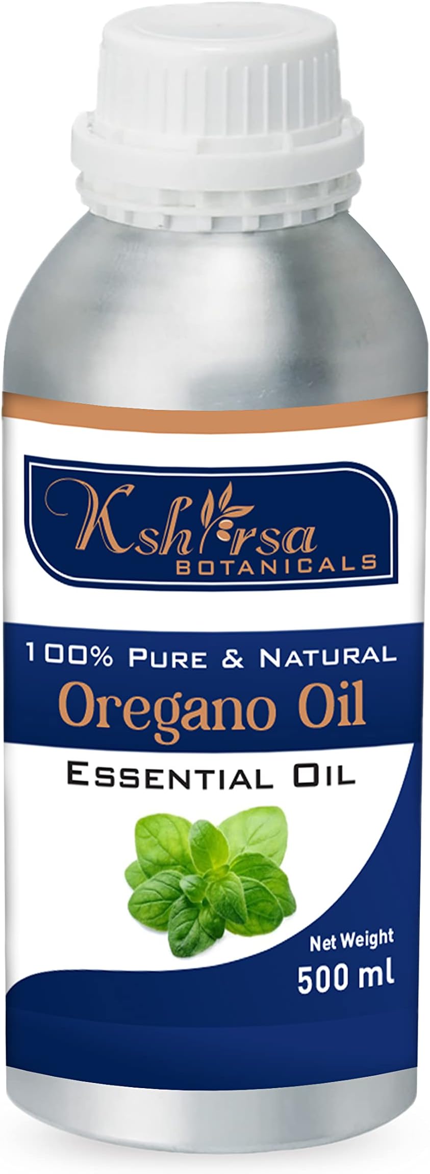 Pure & Undiluted Oregano Esential Oil (Origanum Vulgare) For Skin Care & Hair Treatment - Steam Distilled (500 ml)