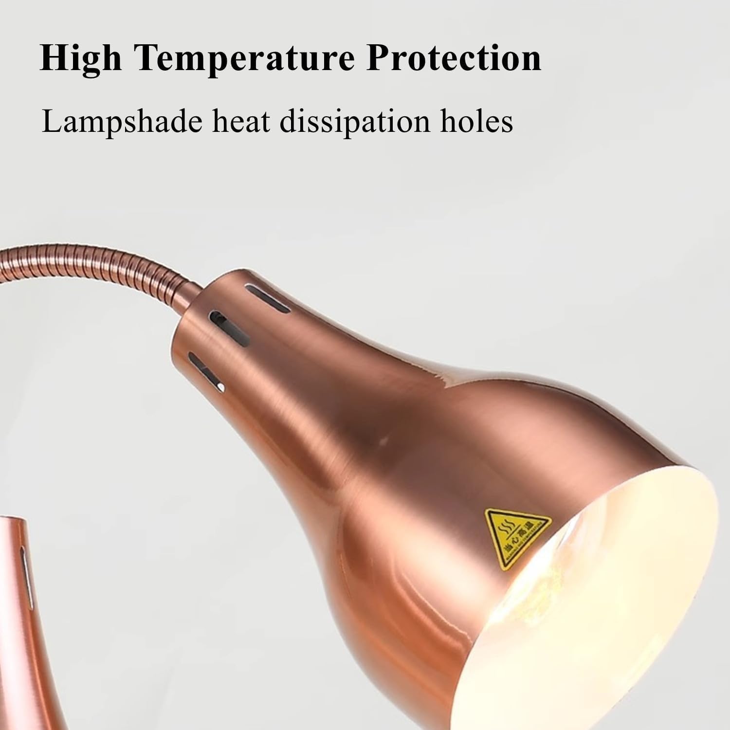 Komercyjna, regulowana, przenośna lampa grzewcza na podczerwień ze stali nierdzewnej(Brown)