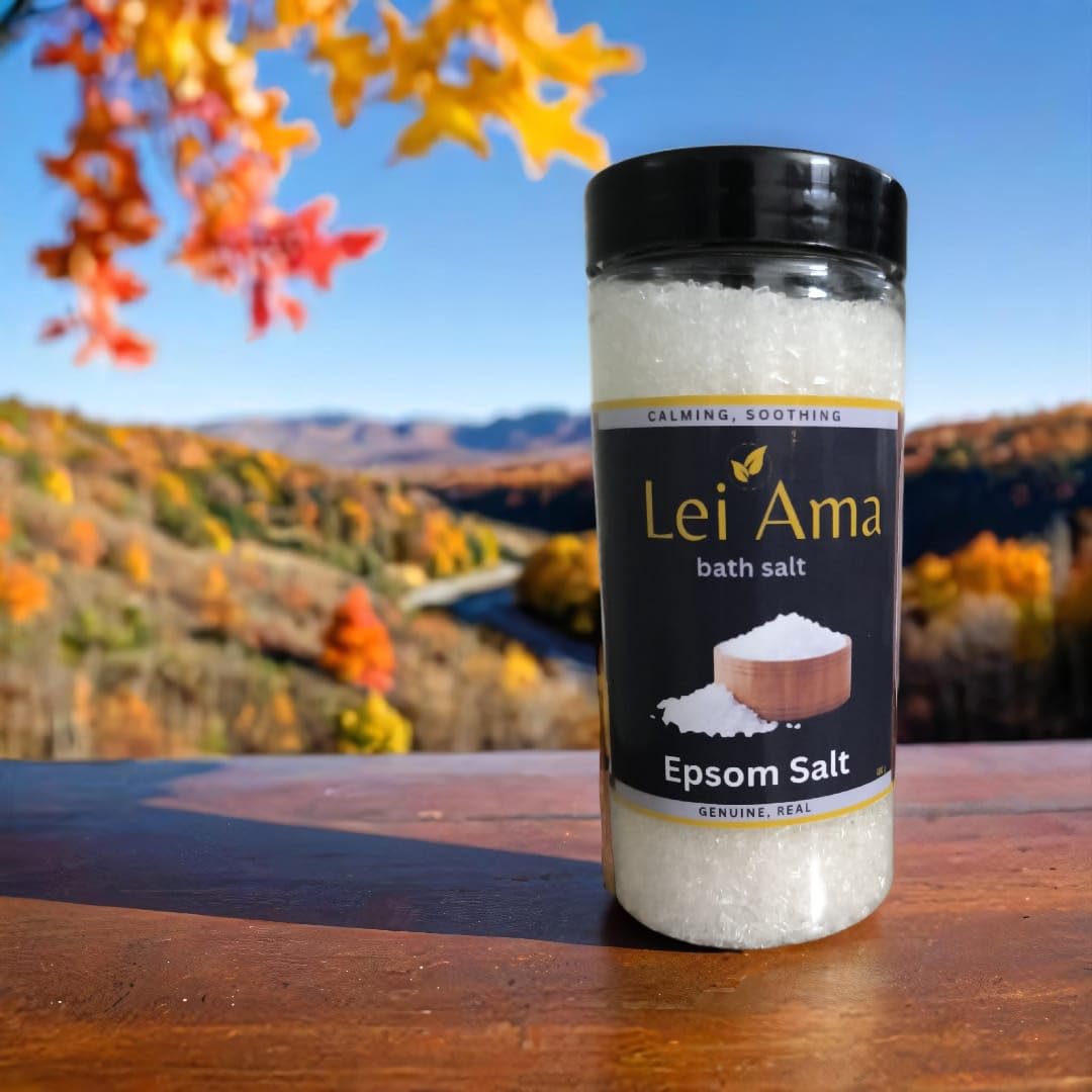 Lei Ama Epsom Bath Salt 400g | White Granulars | Genuine, Natural | Calming, Soothing-image-45