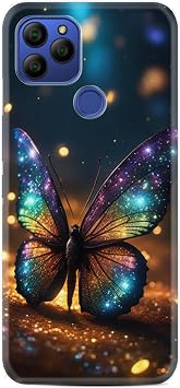 K l fland General Mobile GM 21 K l f, Boutique Bask l , Rengarenk Kelebek Desenli