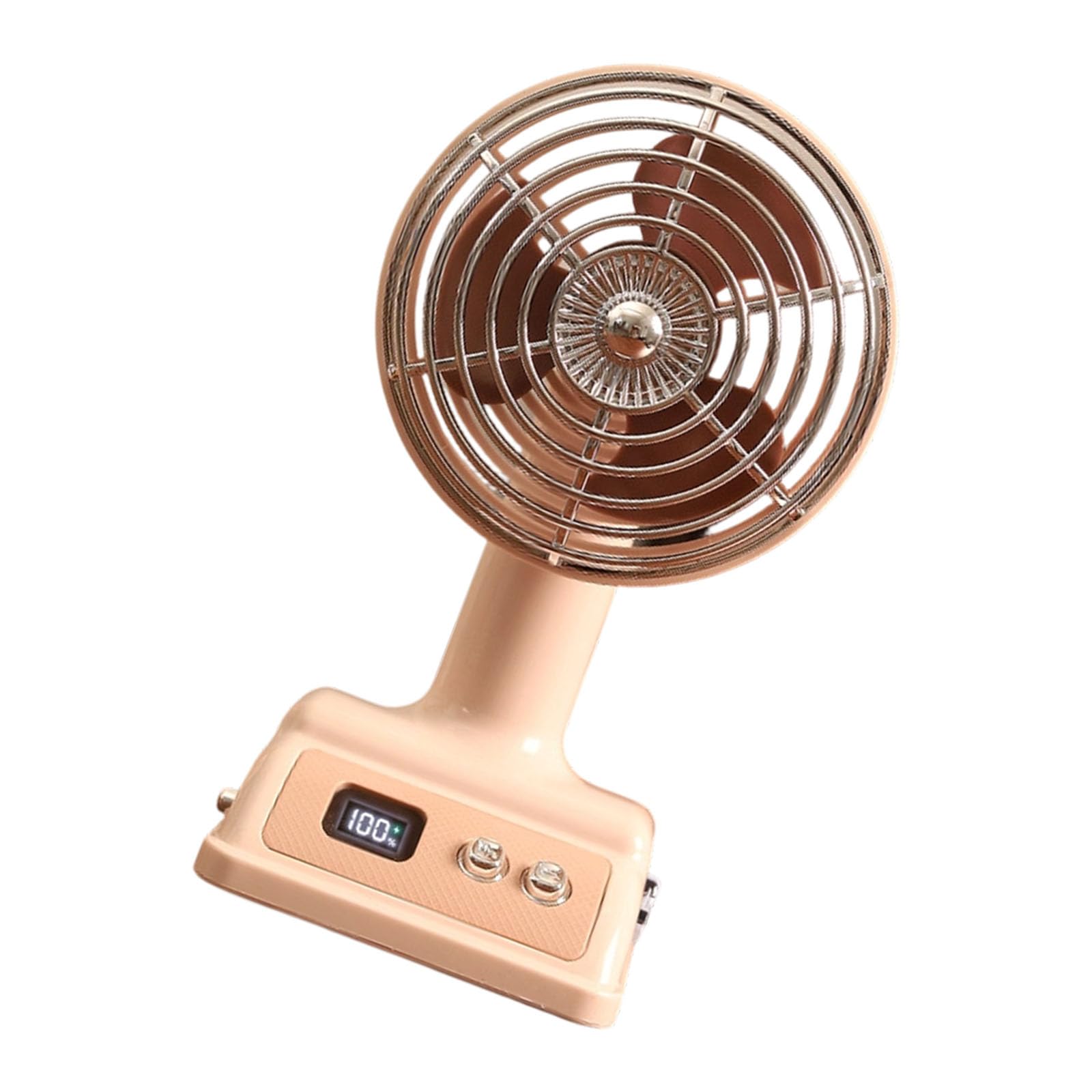 Bottone Desk Fan with Quiet Operate and 100 Wind Levels Adjustable Angles Airs Circulator for Home Offices Room Portable Air Cooling Desktop Table