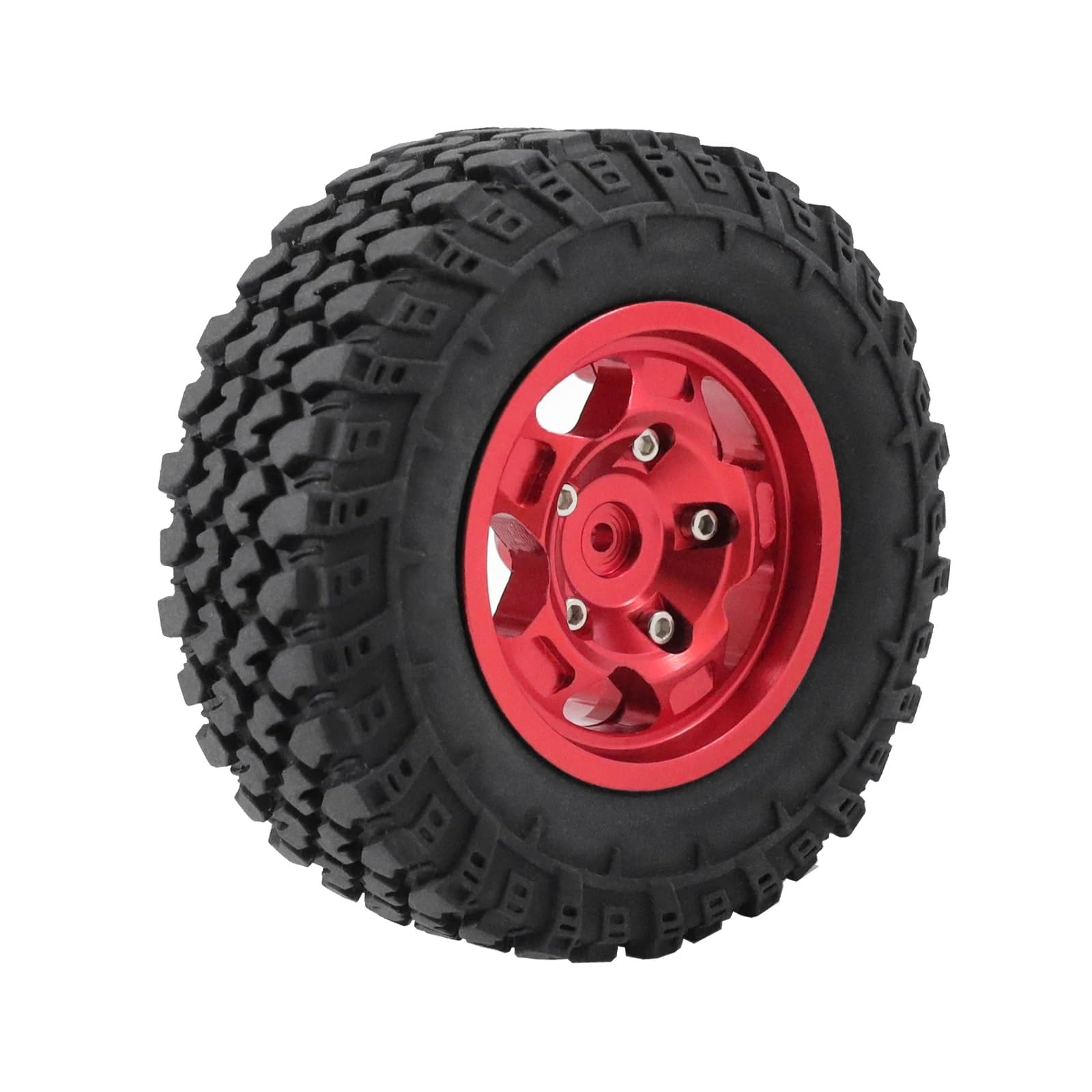 para WPL para FAYEE para MN 99S 98 MN300 4 Uds Neumáticos Ruedas Metal con Cerraduras Cuentas Coches RC Modificación Mejora Accesorios Modelo RC Rueda Neumáticos