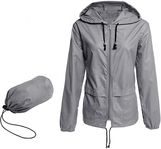 Amazon Co Jp レディース コート アウター レディース パーカー コート レディース 夏服 レディース トップス 夏服 レディース おしゃれ レディース パーカー 夏 パーカー ゆったり Ruji 秋冬 パーカー フード付き 防水 カーディガン ボタン 軽量 韓国風 コート