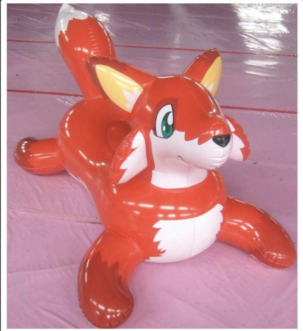 Amazon.co.jp: フォックス キツネ フロート 空気ビニール風船 浮き輪