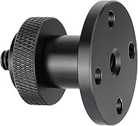 Vista 4 de CAMVATE Soporte de tornillo de rosca macho de 1/4 "-20 con montaje en pared/mesa de forma redonda - 3084