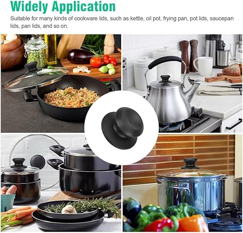 Miniatura 2 de 4 fundas para mango de tapa de olla, agarre universal, tapa de sartén superior, repuesto para ollas de cocción lenta, fundas para utensilios de