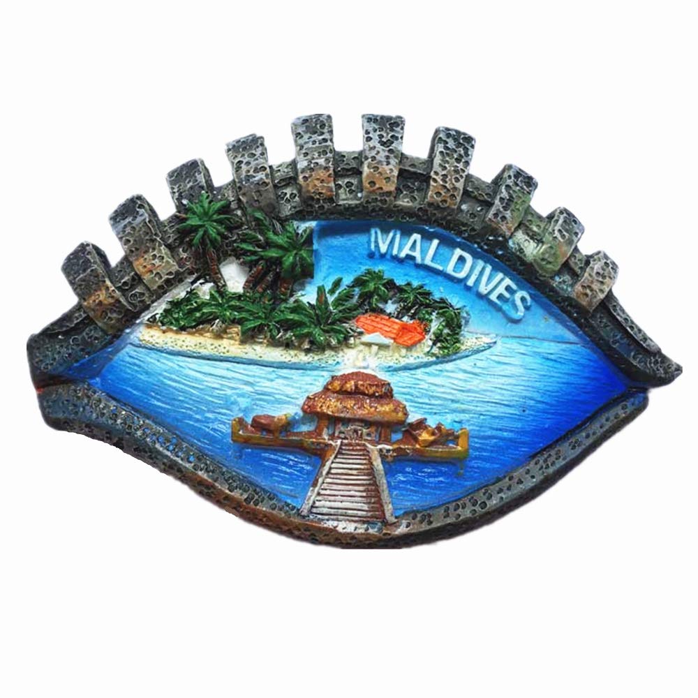 3D Maldives souvenir fridge magnet,Home & kitchen decor Maldives refrigerator magnet