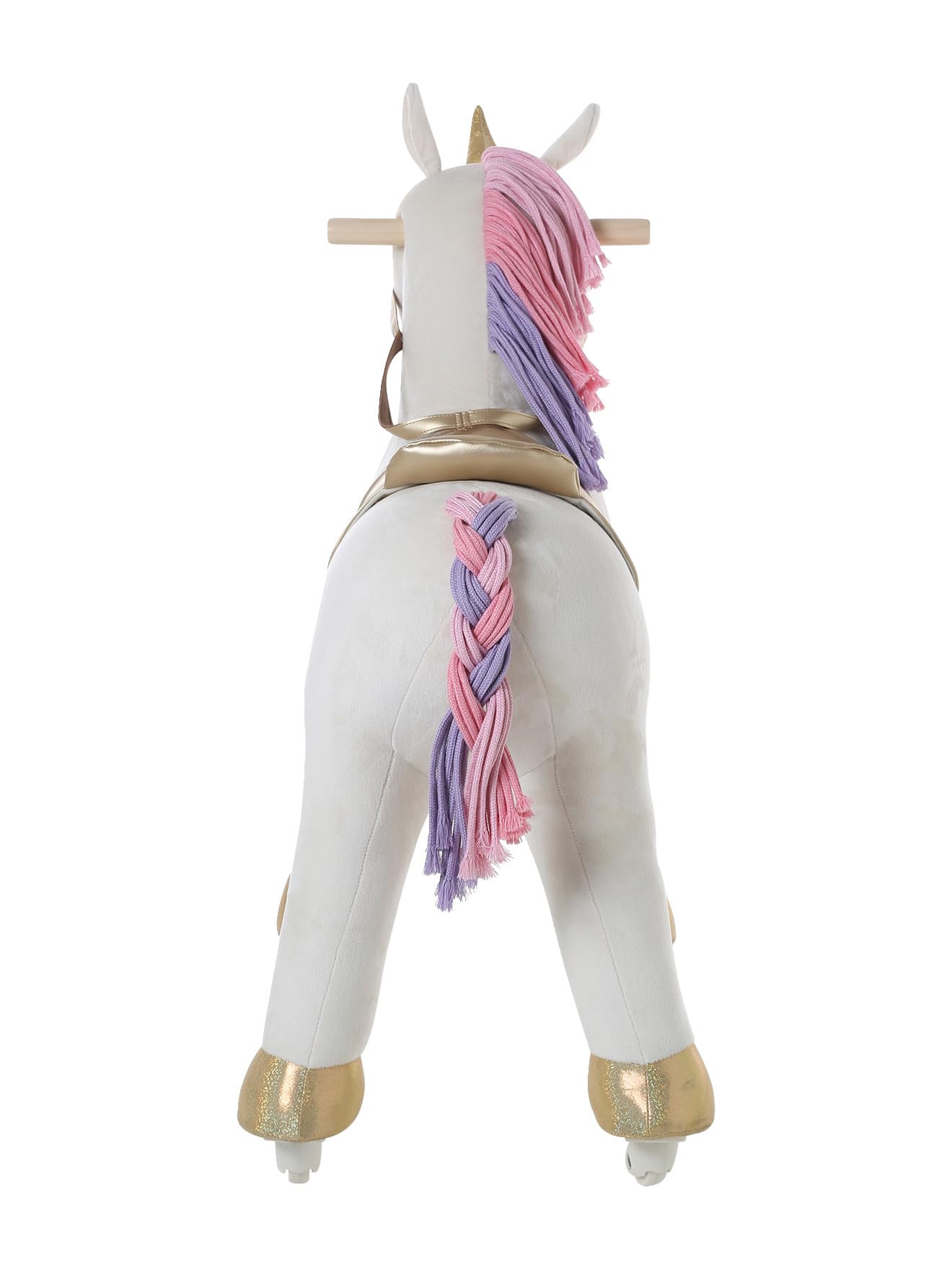 VERTBAUDET Jouet Enfant Cheval à roulettes Bois FSC Grande Licorne TU