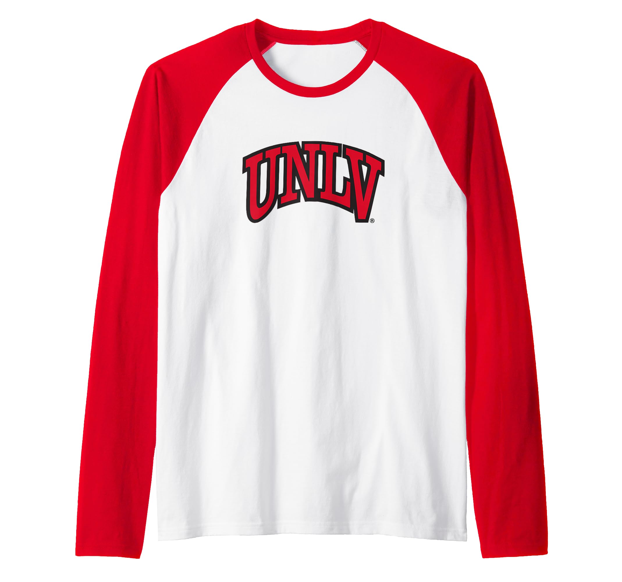 UNLV Rebels Icon Logo Officially Licensed Raglan Baseball Tee