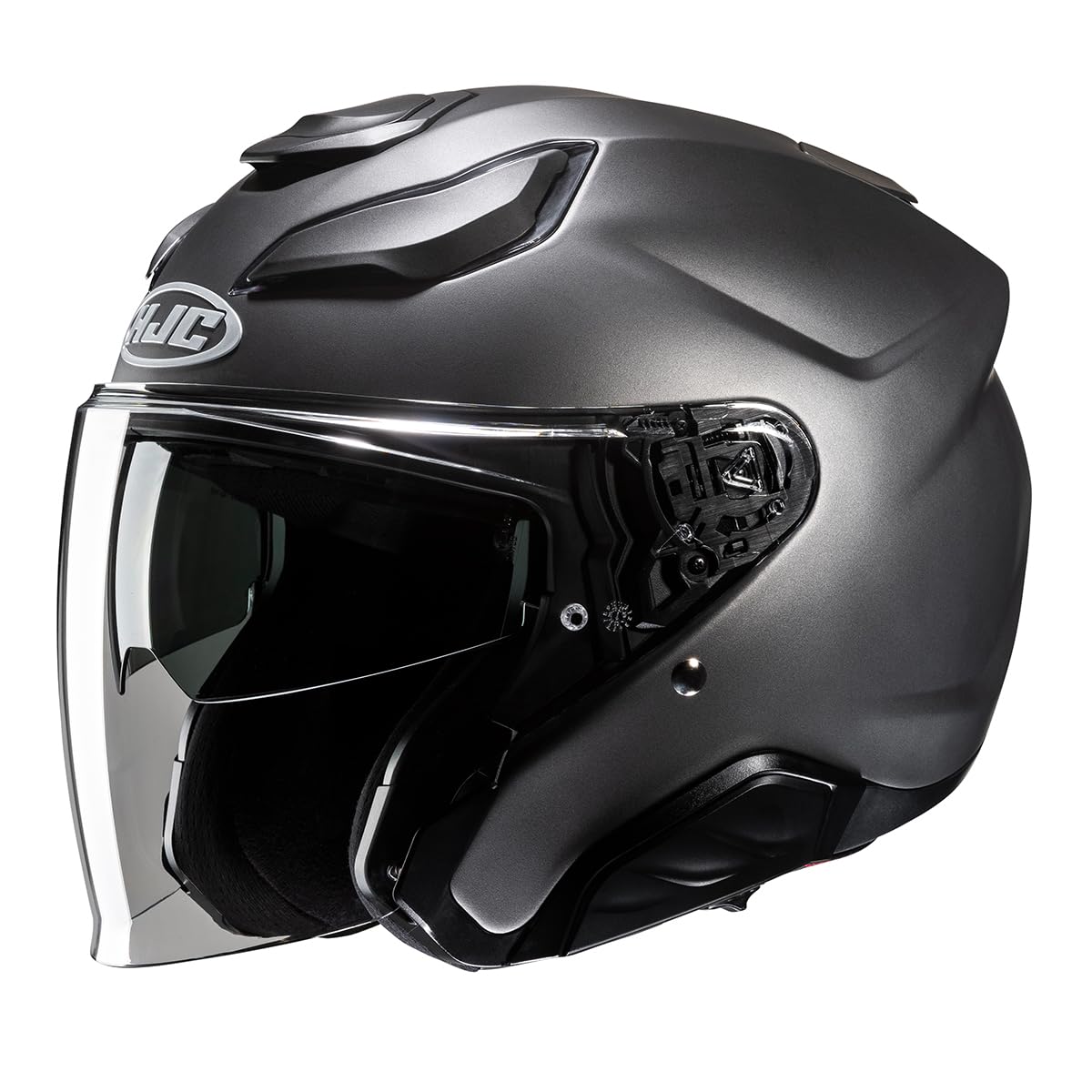 HJC, Casque Moto Jet F31 UNI Semi Mat Titanium