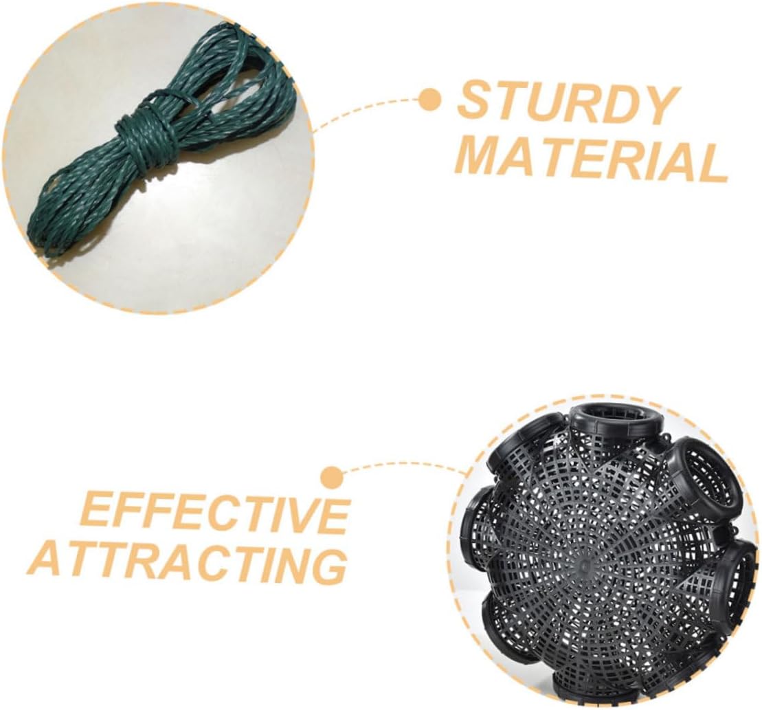 Fishing Bait Cage Multi-Holes Crawfish Trap for Shrimp and Crab Cages Fish Catcher