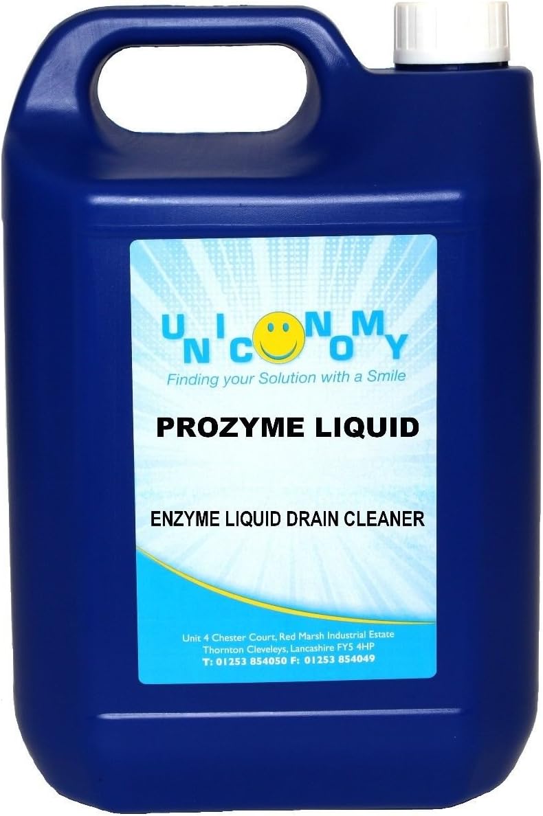 Prozyme Liquid Industrial Strength Cleaner Toilets Drains Pipes Unblocker 5L