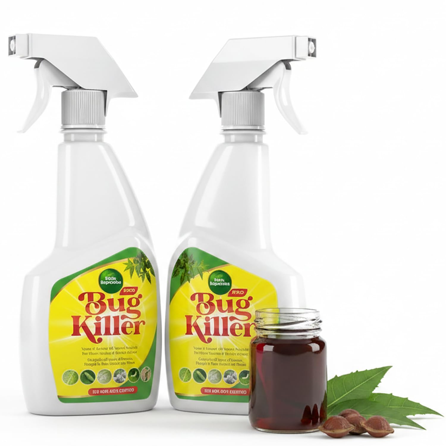 Plant Bug Killer 500ml Neem Oil & Karanja Oil Spray for Plants - Protection from Aphids, Mealybugs and more insects (250ml Pack 2) (500ml (250ml Pack 2))-image-22