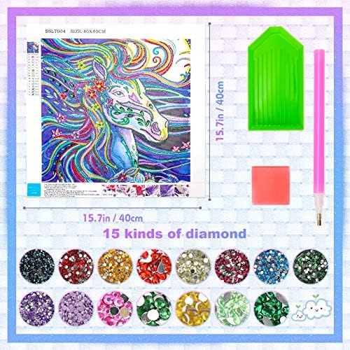 Tateangnik Presents for 8 9 10 11 Year Old Teenage Girls Boys Diamond Painting Gifts for 9 10 11 12 Year Olds Girls Kid Diamond Art Crafts for Kids 8-12 Paint by Numbers for Children Girl Games