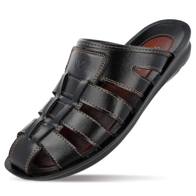 Image of WALKAROO Men's Fashion Sandal with Cushion Insole and Lightweight for Casual Footwear - WG5306