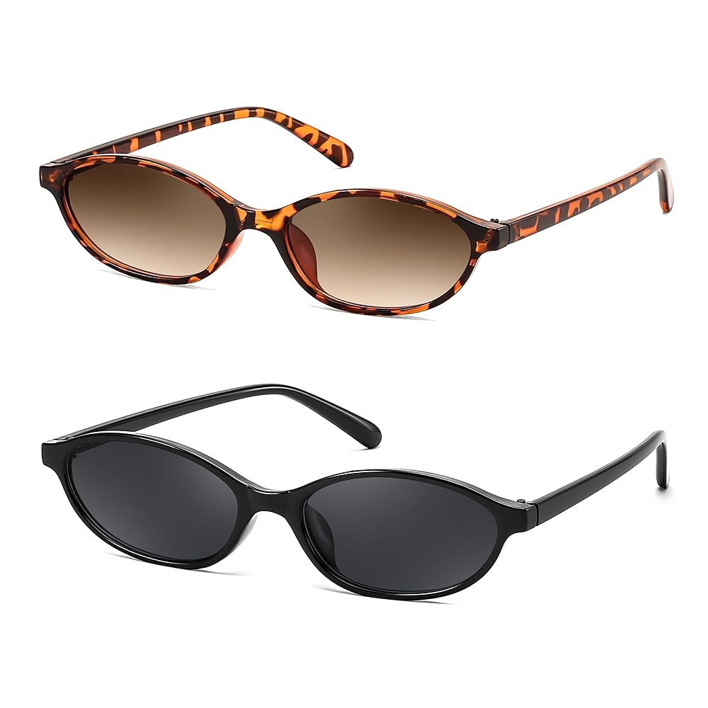 Amazon.com: FEISEDY Retro Oval Cat Eye Sunglasses for Women