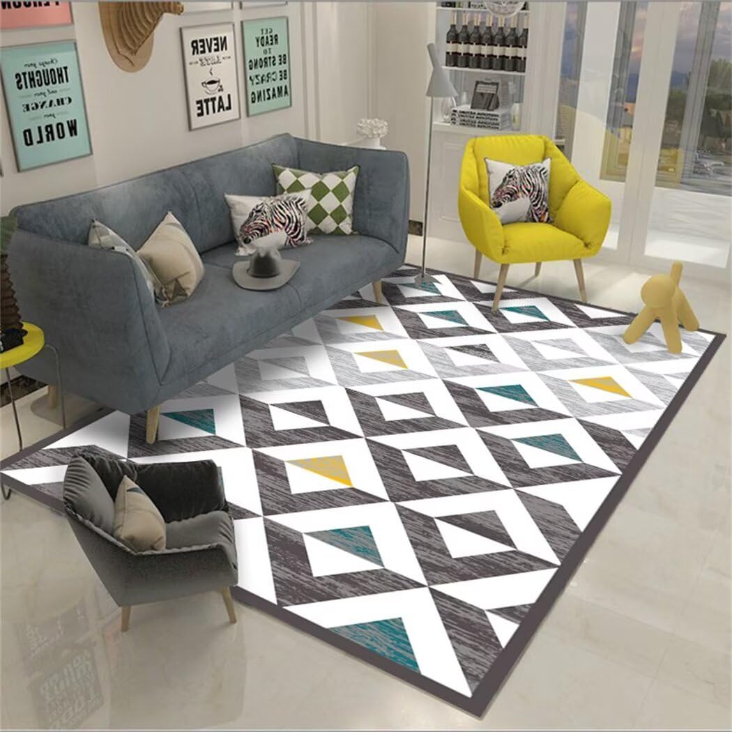 Tapis chambre enfant doux et lavable pour un sol de salon sain