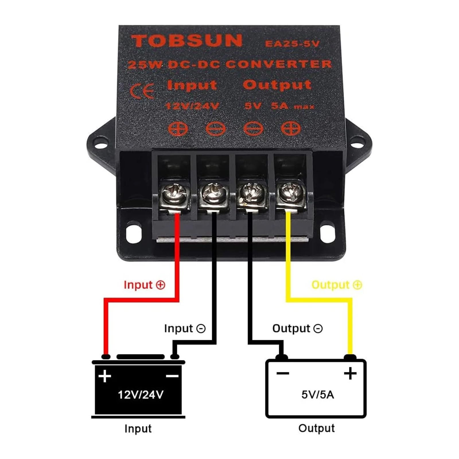 Régulateur de tension CC 12 V 24 V vers DC 5 V 3 A 5 A 10 A 15 A Convertisseur réducteur de puissance Mini module (5 A)