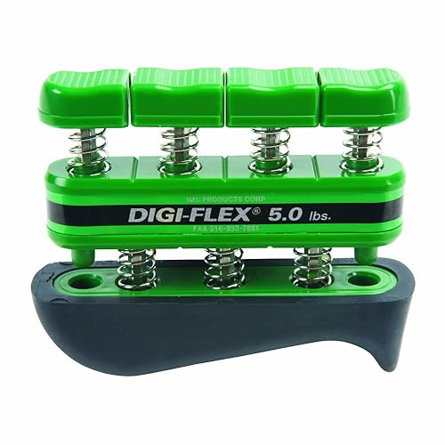 Sistema de ejercicio de dedos color verde Digi-Flex 5libras de resistencia