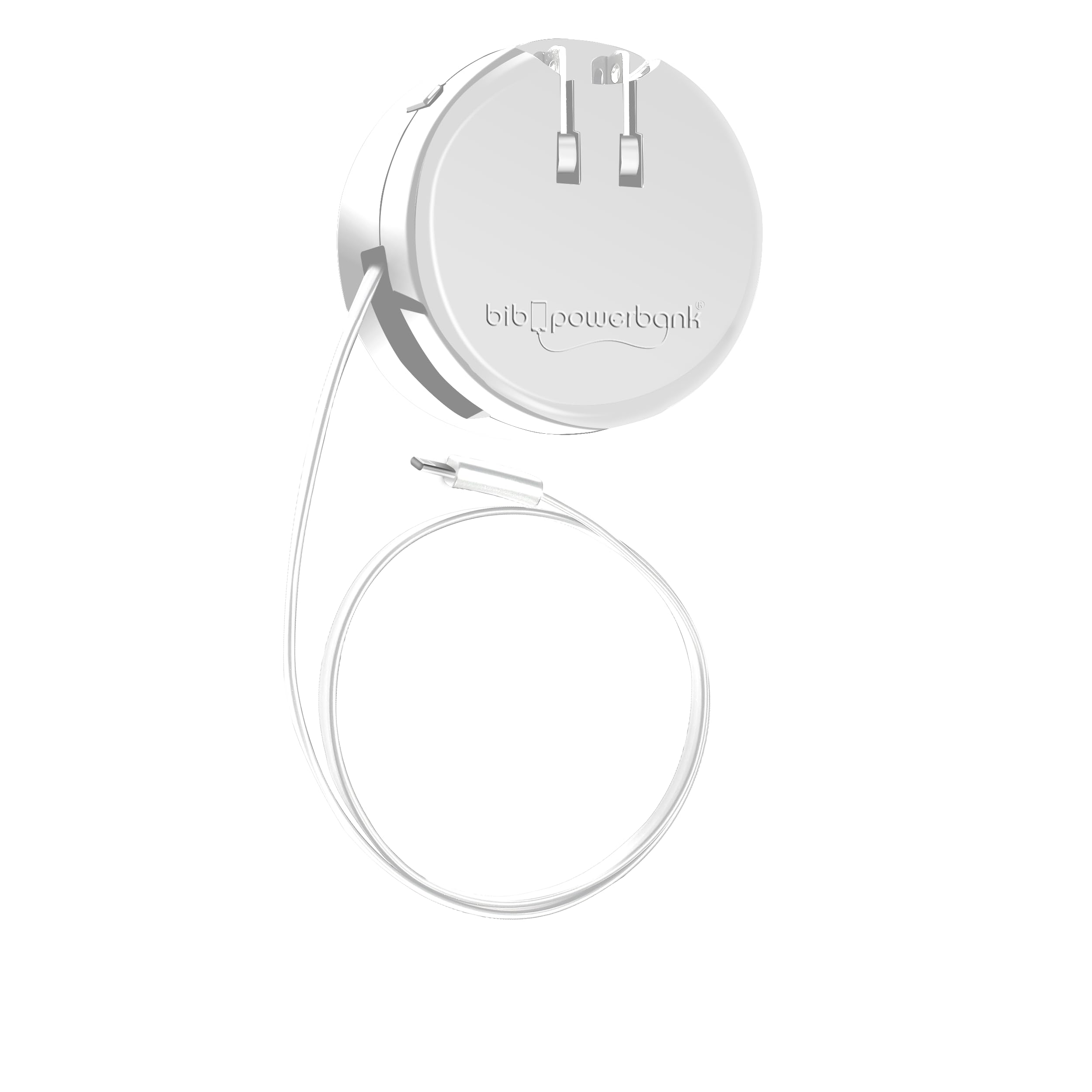 Bibicord Retractable USB-C Cable, Portable Wall Charger, and Fast Charge Power Bank - All in One for iPhone 15, iPhone 16, OnePlus, Samsung, Google, Sony, LG