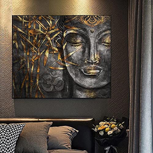 Bouddha affiches d'art abstrait pour créer un salon zen et chaleureux