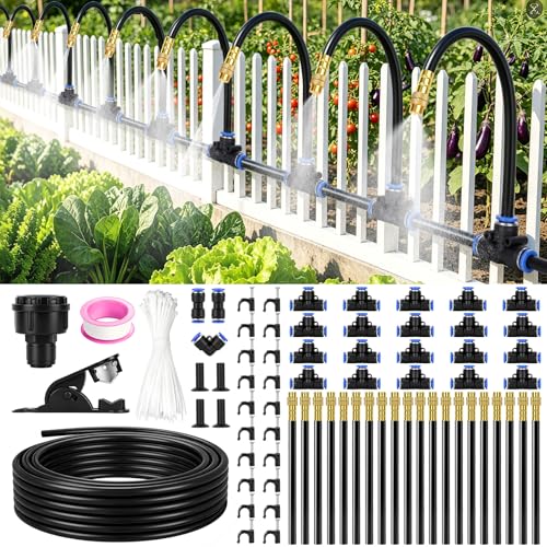 Rodison 20M Système Irrigation Jardin avec 20 Buses Réglables