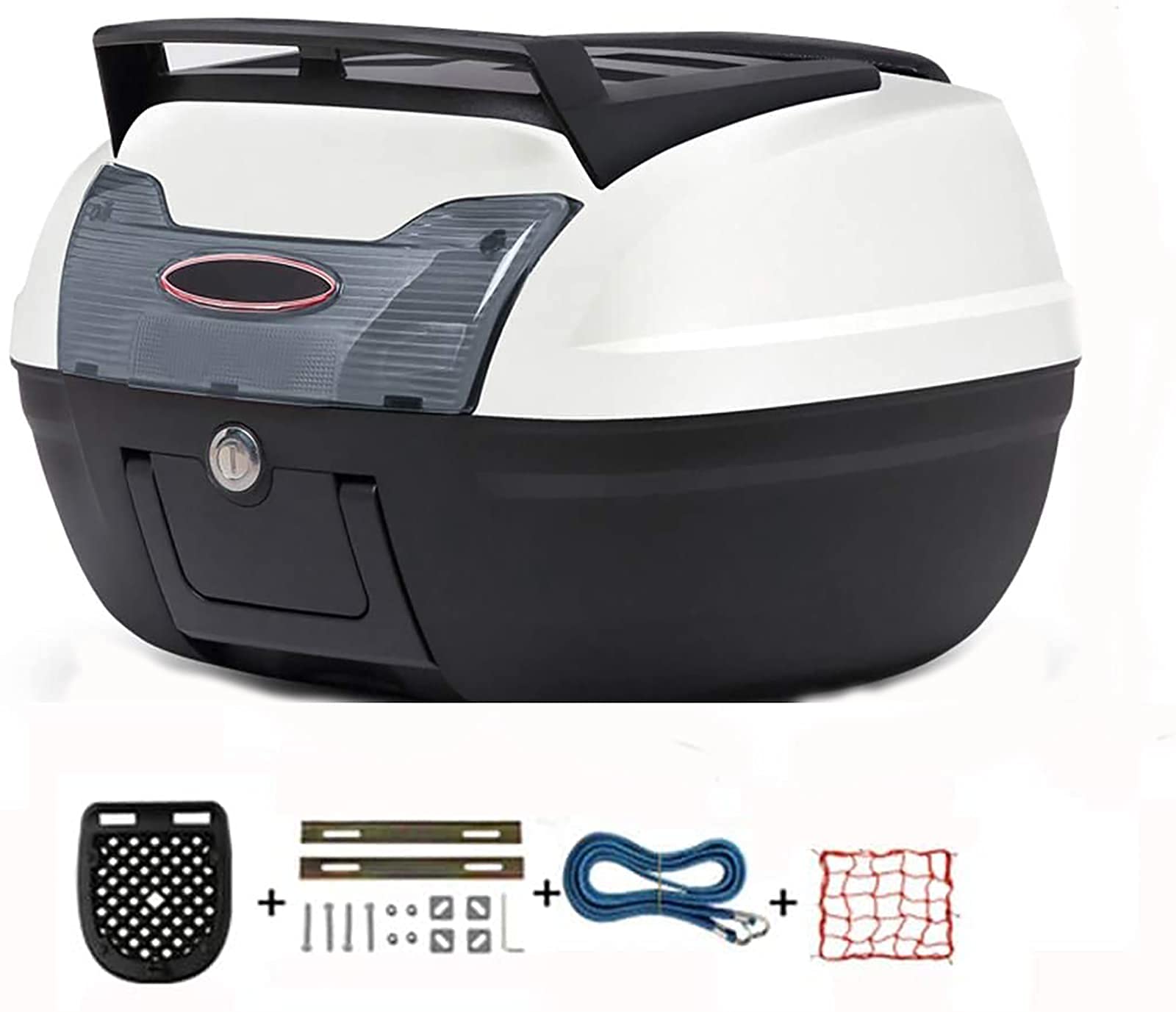 Top case de moto et sacoche arrière étanche pour ranger le casque en sécurité