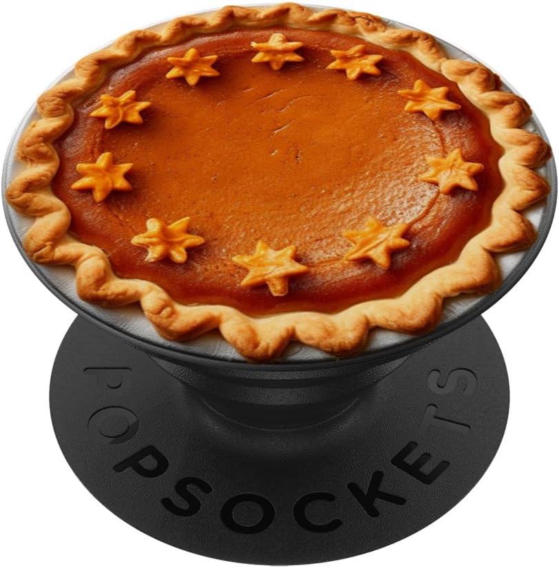 Pumpkin pie seen from above US stars PopSockets MagSafe PopGrip for iPhone