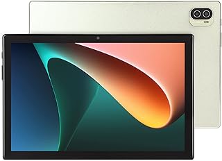 PUSOKEI 10.1 Inch Android12 Tablet, 8GB RAM 256GB ROM, Octa Core CPU, FHD Touch Screen, Dual SIM, 2.4G/5G WIFI, BT5.0, 8MP+16MP Camera, 4G Network, 7000mah Battery (Green)