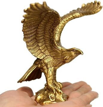 Creative bronze eagle decoration eagle sculpture [Energy Class A]