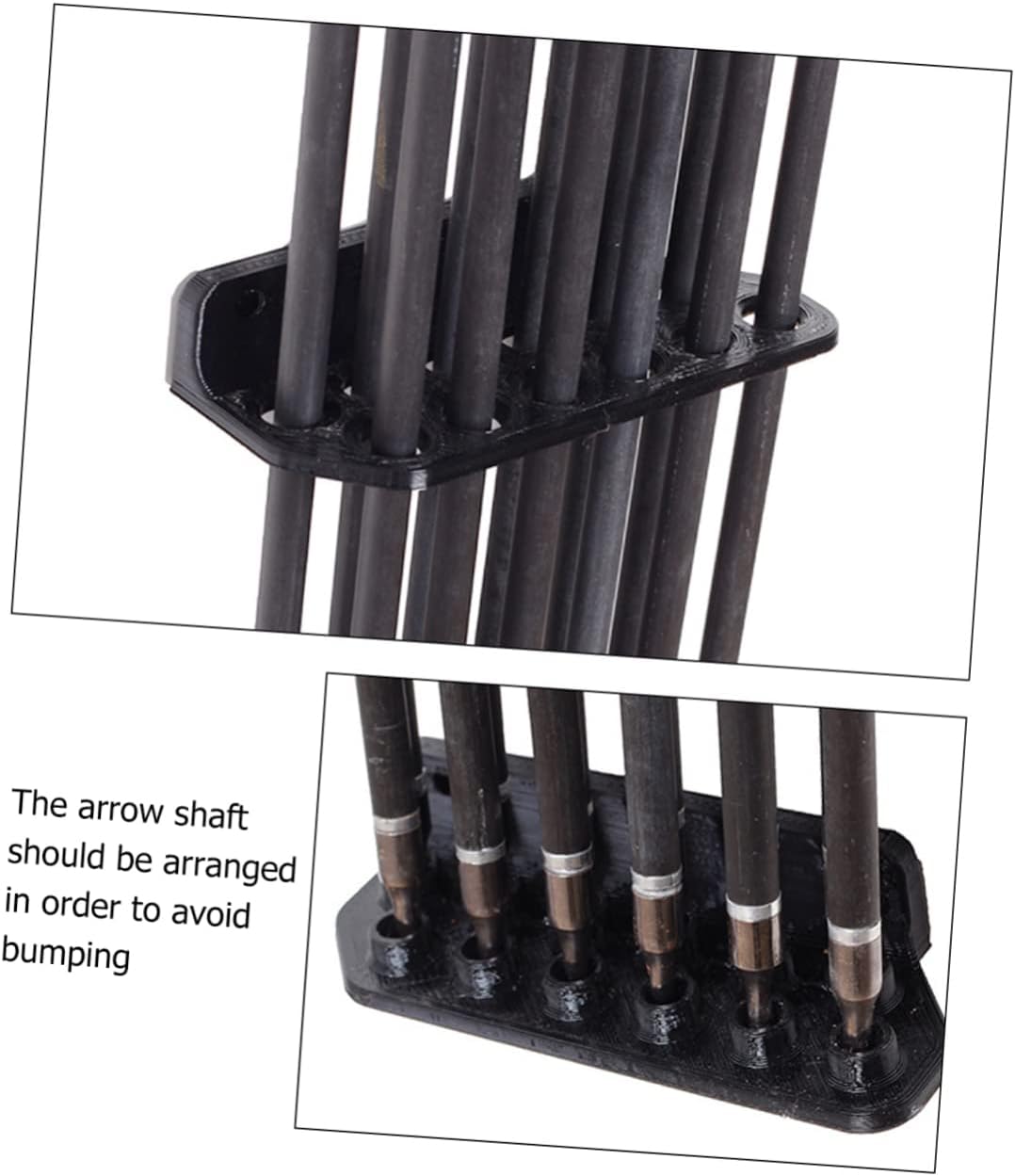 balacoo 3 Pairs Easy to Use Adhesive Arrow Rest Heads Wall Mount Bow Rack Accessories