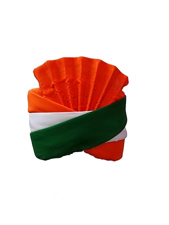 Fancydresswale Republic Day/Independence Day Tricolor/ Tricolour/Tiranga Pagdi for Kids