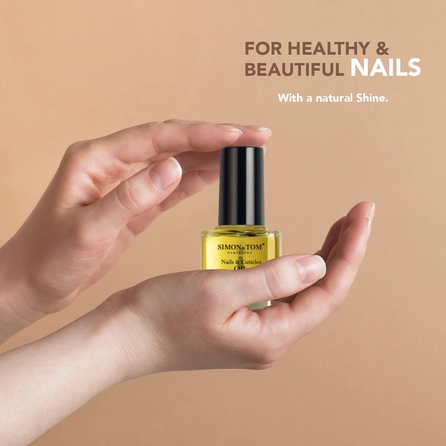 Simon&Tom Nail Oil Saviour - Nails and Cuticles Repair Treatment - 9 ml - For dry, flaking and split Nails - Accelerates Growth - With Organic Argan Oil - Jojoba and Sweet Almond Oil - Made in Spain image 2