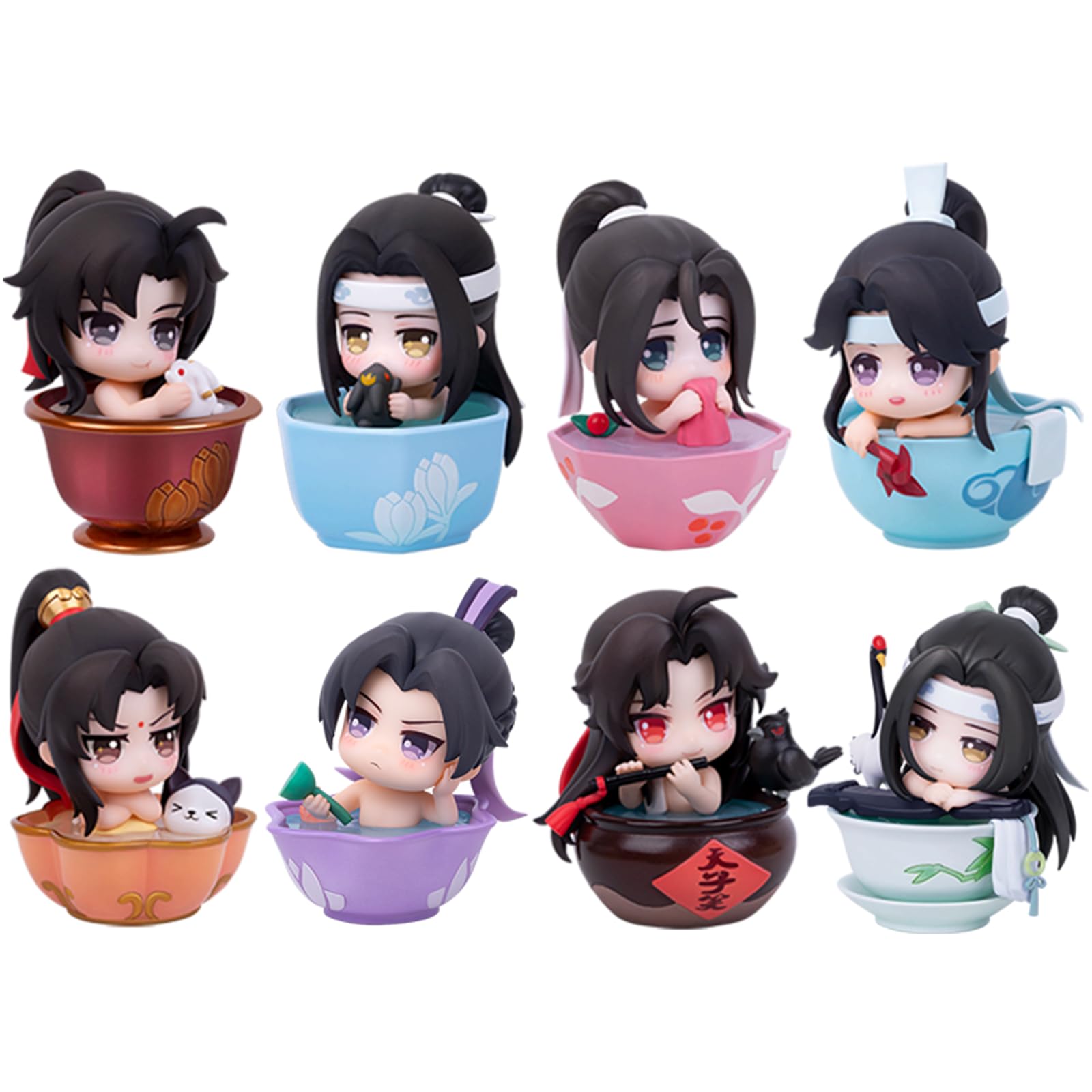 Sets de miniaturas Chibi manga - Diseño Exclusivo y Elegante