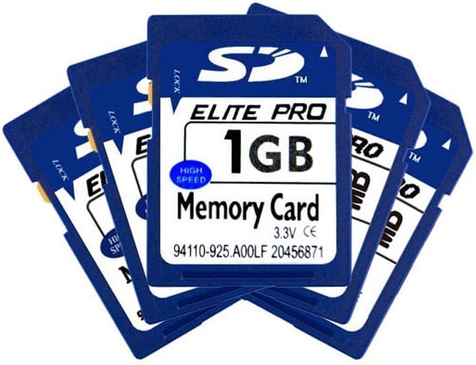 SMO 5pcs x1GB Security High Speed Digital SD Card Memory