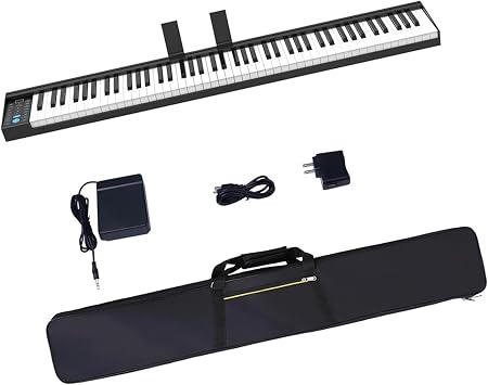 Electronic Digital Piano 88 Keys Electronic Keyboard Musical Instrument Portable Electronic Piano for Professional Players