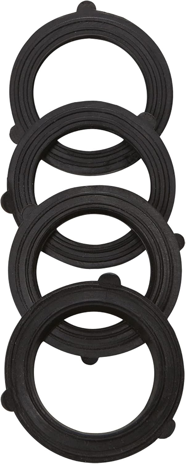 Fiskars O-seal rings for sprinklers, Suitable for all Fiskars sprinklers, 4 pieces, 10 g, Black, 1024091