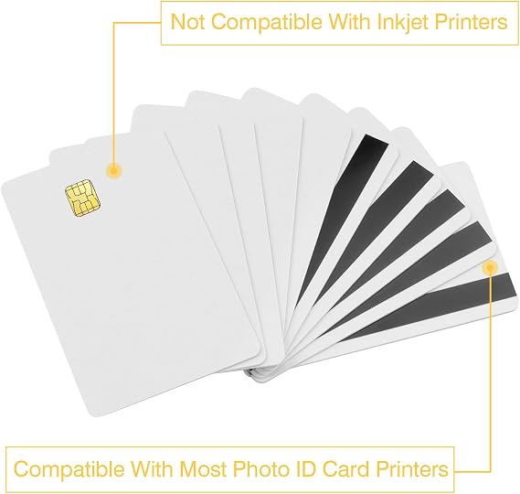 J3R180 JCOP4-180K Java Smart Card -استبدال J2A040 Chip Java Jcop Cards -UNFUSED J3R180 Java Chip Cards with 2 Track 8.4mm HICO Magnetic Stripe - 1Pack