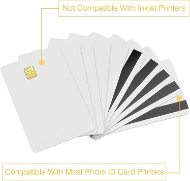 J3R180 JCOP4-180K Java Smart Card -استبدال J2A040 Chip Java Jcop Cards -UNFUSED J3R180 Java Chip Cards with 2 Track 8.4mm HICO Magnetic Stripe - 1Pack