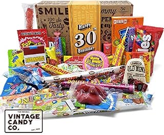 VINTAGE CANDY CO. 30TH BIRTHDAY RETRO CANDY GIFT BOX - 1990 Decade Childhood