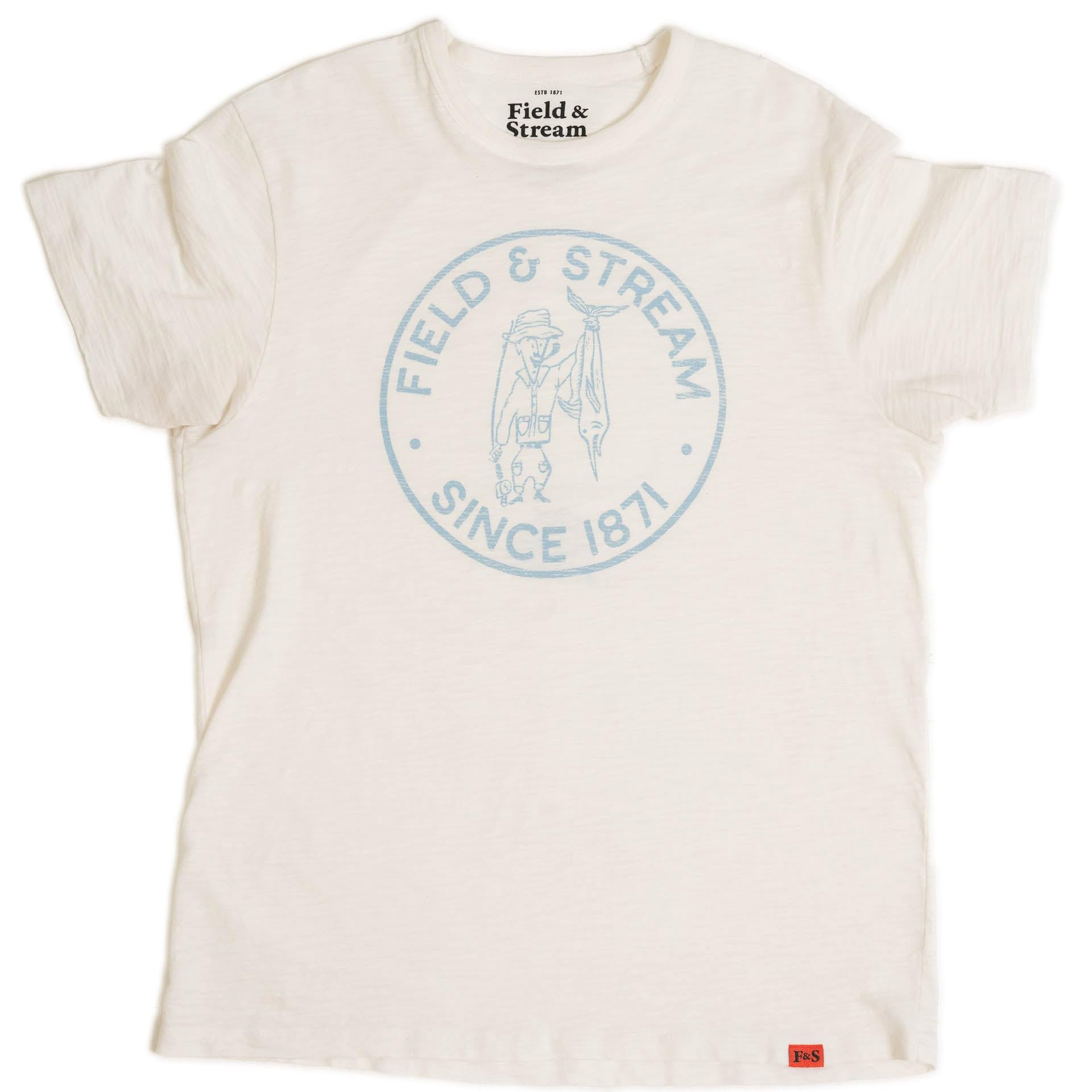 Field & Stream Trueblood Tee Shirt White, White, Medium
