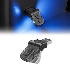 Swing USB Light, LED, Car Use, Type-A, 8 Colors, Light Direction Switching, 160° Oscillation, Dimming, Memory Function, Ambient Light, Ambient Light, Ambient Light, RGB USB Powered, Reversible