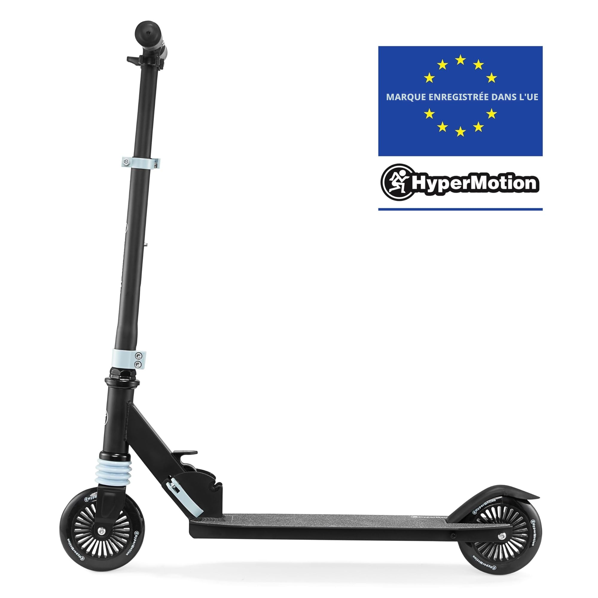 HyperMotion Trottinette Enfant 4 Ans Léger Trotinette Pliable Wally jusqu'à 8 Ans avec Hauteur du Guidon Réglable, Roues en Caoutchouc, Plateforme Antidérapante, Charge Jusqu'à 40 kg