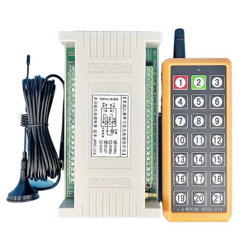 Télécommande sans fil 433MHz 21 canaux pour éclairage LED extérieur et domotique jardin