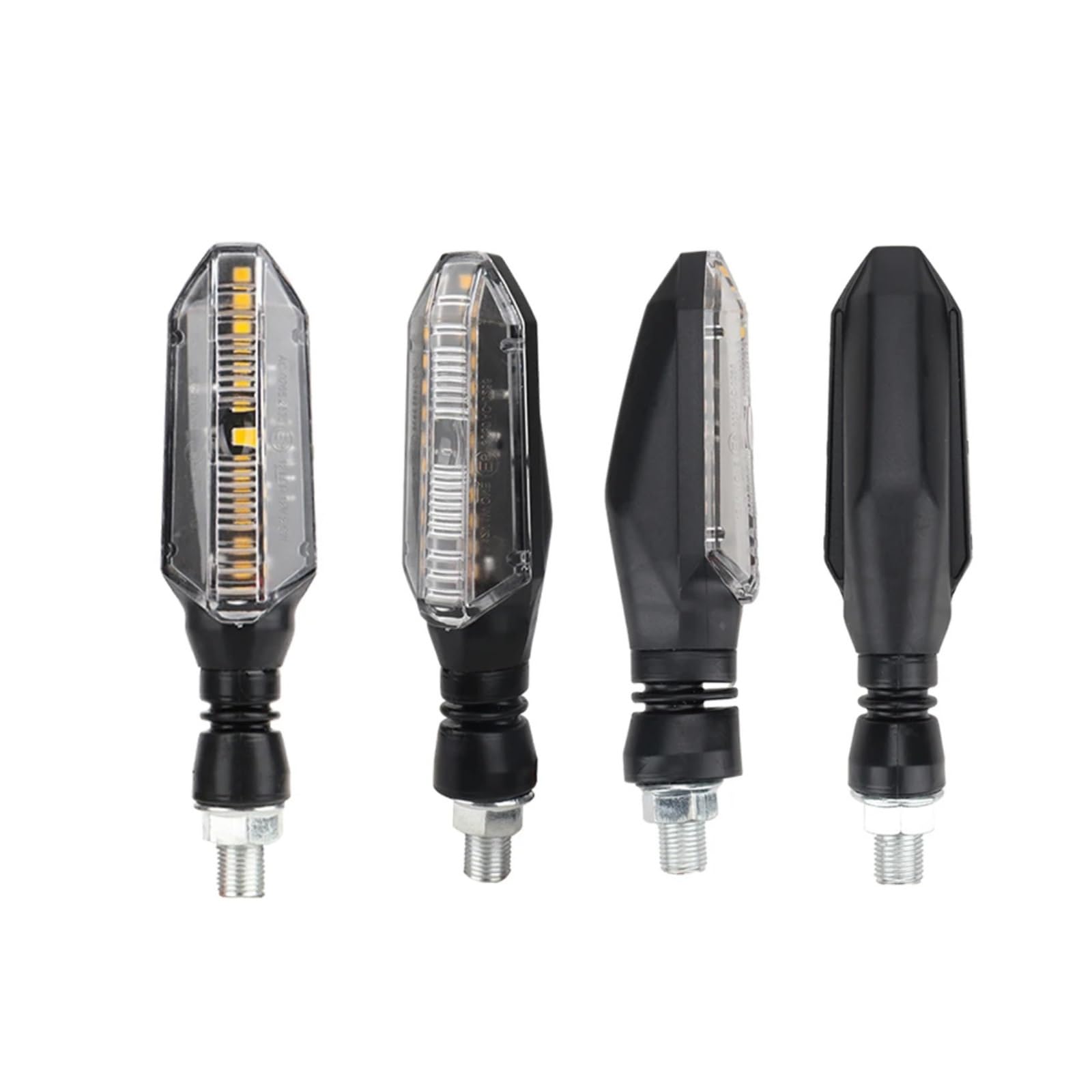 4 Pz 12 V 10 MM Universale Indicatori Di Direzione Luci Ambra Lampeggiante Indicatore Lampeggiante Moto Coda Direzione Indicatore Laterale Di Guida Lampada
