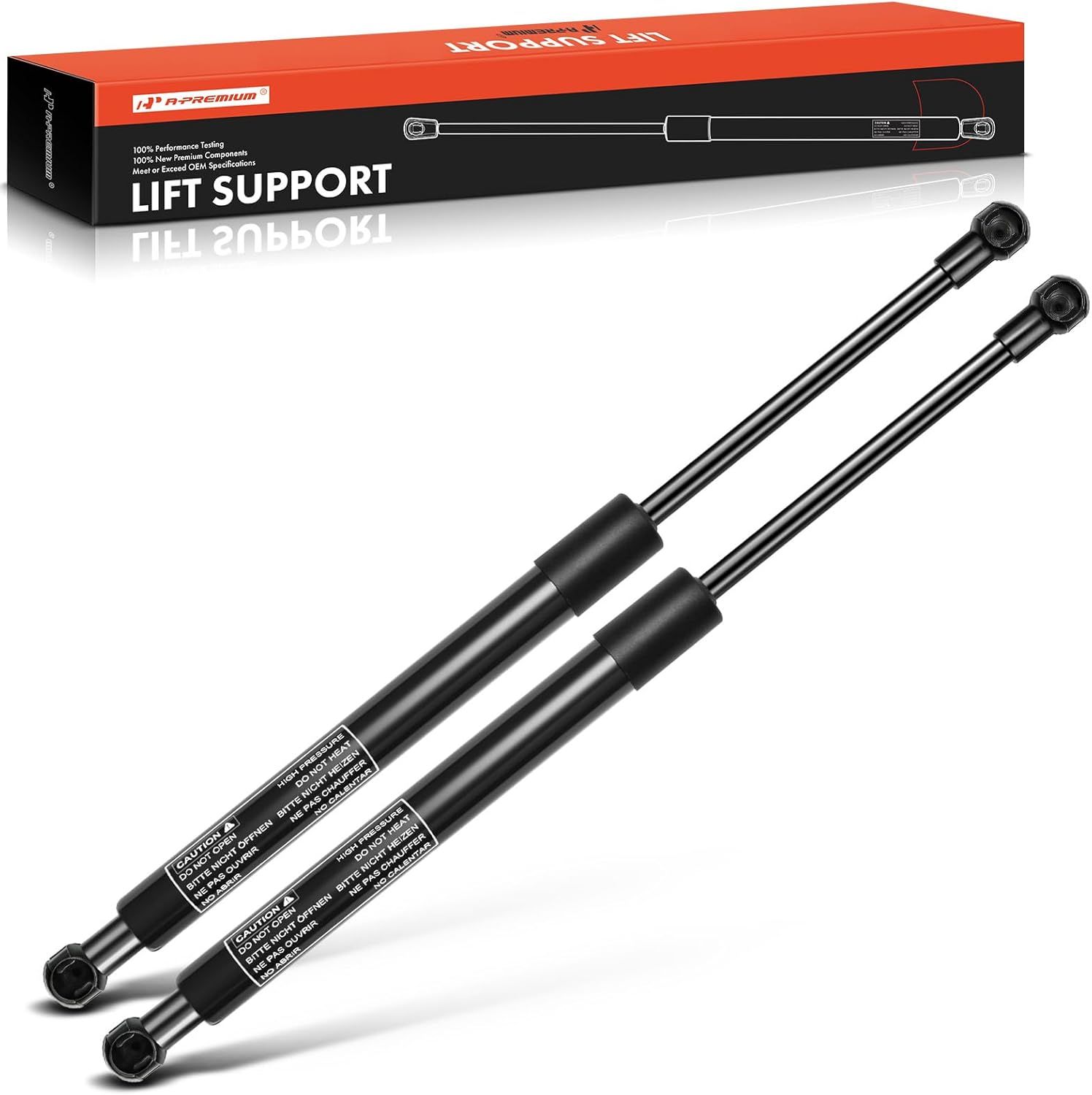 A-Premium Rear Tailgate Lift Supports Shock Struts Replacement for Scion tC 2005-2010 Coupe 2-PC Set