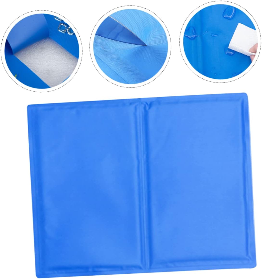 Pet Cooling Mat for Dogs and Cats Ice Pad for Comfortable Rest and Sleep Lightweight and Portable for Home Car and Travel